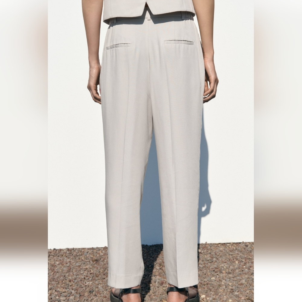 🔥Last 3🔥ZARA Textured ankle pants - Picture 3 of 4